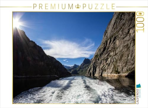 CALVENDO Puzzle Trollfjord | 1000 Teile Lege-Größe 64 x 48 cm Foto-Puzzle für glückliche Stunden