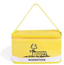 Excelsa Peanuts Woodstock Borsa Termica Porta Pranzo, Poliestere, 7 Litri, Giallo