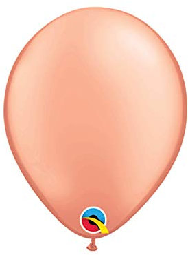 Qualatex Balloons, Latex, Rose Gold, 5-Inch