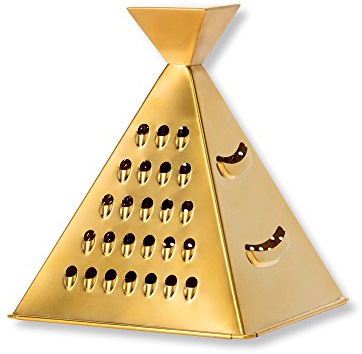 W&P WP-BUEN-GRAG Nacho, Cheese Grater | Gold | Multi Use Food Shredder, Kitchen Tools, Stainless Steel