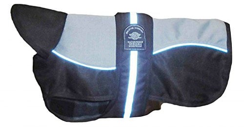 Animate Waterproof Belly Dog Coat Grey/Black