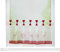 Joyswahl Scheibengardine Voile Bistrogardine »Elch« mit Weihnachten Muster Transparente Gardine Stores HxB 45x120cm Rot 1er Pack