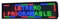 Cartel LED programable USB + WiFi con sensor de temperatura y reloj 64x16 cm para exterior/Rótulo luminoso/Pantalla electrónica/alta luminosidad/Display LED (RGB)