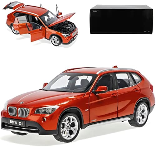 B*M*W X1 E84 Xdrive 28i Valencia Orange Ab 2009 1/18 Kyosho Modell Auto mit individiuellem Wunschkennzeichen