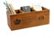 Afinder Retro Stiftebox Holz Stiftehalter Stehsammler Stiftköcher Stifteständer Schreibtischbox Stiftablage Büro Schreibtischorganizer Manager Tisch Organizer schön Größ Bleistift Box Office Zubehör