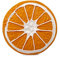 Oli & Carol Kauring Orange Apfelsinee, Beissring aus 100% Natur-Kautschuk