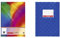 Brunnen 104590802 Schulheft A5 (16 Blatt, 5 x 7 mm rautiert, mit Rand) & 104052536 Hefthülle/Heftumschlag (A5, Folie, mit Namensschild) blau
