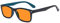 Eyekepper Blue Light Glasses with Orange Tinted Filter Lens for Nighttime Sleeping Women Men - Blocking Rays Computer Reading Glasses - Black Blue