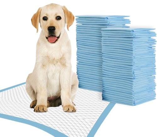 TBM Puppy Pads Large Size Pack of 100 60x 60 super Absorbent Puppy Training Pads Anti Slip Dog training pads - No Leaking Quick Dry Dog Pads