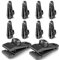 Zidwzidwei Clips de Lona 10 Pcs, Multiusos Portátil Clips de Lona Agarre de Bloqueo de Alta Resistencia, para Tienda de Campaña, Lona, Toldo, Cubierta de Barco, Cubierta de Piscina, Cubierta de Coche