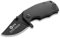 K25 Unisex – Erwachsene Mini Taschenmesser, Schwarz, 12.5