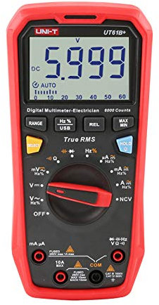 UNI-T UT61B+Multimetro Digitale Vero RMS AC/DC Tensione Corrente Resistenza Capacità Tester
