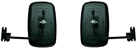 2 specchietti retrovisori esterni, 232 x 145 mm, ø10, universali, per trattori, camion