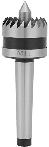 Heavy Duty Live Bearing Reitstock Center, Metall Holz Drehmaschine Drehwerkzeug Drehkausche für Drehmaschine mit einem Drehmaschinenbohrung Reitstock(MT1)