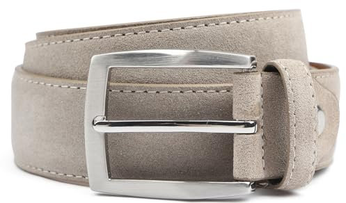 Suitable Wildleder Gürtel Taupe 111 - Grösse 105 - Herren - Bekleidung - - Wildleder -