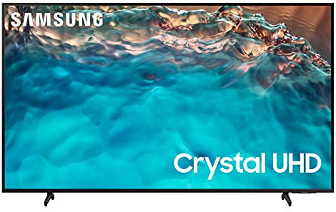 Samsung TV Crystal UHD UE43BU8070UXZT, Smart TV 43 Serie BU8070, Crystal UHD 4K, Alexa e Google Assistant integrati, Black, 2022, DVB-T2