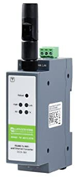 Coolwell RS485 to WiFi/Ethernet (ETH) Converter Module, Rail-Mount Serial Server, Modbus/MQTT Gateway