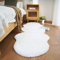 Ghouse Home Teppich Wohnzimmer Kinderzimmer Schlafzimmer Deko Weiß 60x180 cm Kurzflor Flauschig rutschfest Carpet Waschbarer Flur Teppich