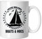 Prestige Worldwide Boats & Hoes Classic Movie Inspired Novelty Gift Mugs for Men, Women, Home & Work