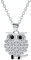 Yinsen Damen Halskette Eule 925 Sterling Silber Schmuck kette für Frauen Herren Geschenk
