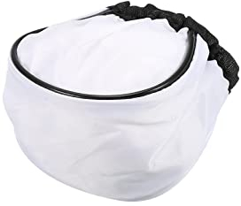 PATIKIL Flash Bounce Diffuser Cap, Cloth Universal Mini Soft Elastic Mouth Cap Cover for Flashlight Photography Camera Speed Light, White