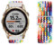 KUWAI Nylon Armband für Garmin Fenix 6S Pro/Sapphire/Solar - Geflochtenes Band für Herren und Damen (I)