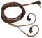 BROLEO Cable de actualización de auriculares, accesorios para auriculares OFC Core flexible reemplazo elegante con micrófono para KZ para auriculares de 2 pines de 0.78 mm para CCA para QDC