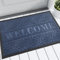 Yimobra Welcome Door Mat 120 x 81 cm, Heavy Duty Durable Front Door Mat for Home Entrance, Garage and Garden Outside Entryway Floor Mat, Non Slip, Fade Resistant, Easy Clean Blue