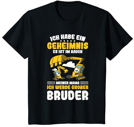 Kinder Bagger Lustiges Ich Werde Großer Bruder Jungen T-Shirt