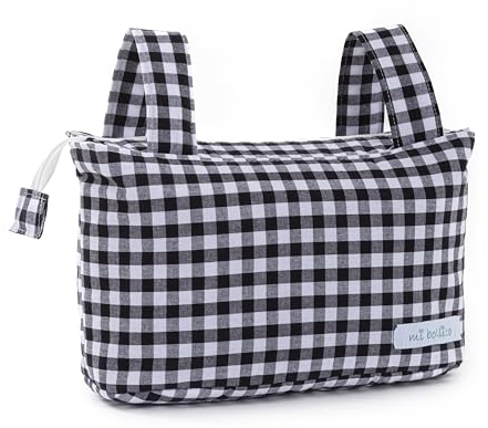 mi bollito - Bolsa Organizadora Pocket de Cochecitos para Mamá, Bolsa Carrito Bebe, Multifuncional de Gran Capacidad para almacenar. (Negro)