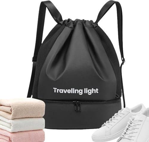 Sport-Rucksack mit Kordelzug, Turnbeutel mit Kordelzug - Sportgeräte-Aufbewahrungsrucksack, Trainings-Gymnastiksack, String-Tasche,Wasserdichter, langlebiger Rucksack mit Kordelzug, Turnbeutel,