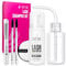 Lash Shampoo Kit by STACY LASH Foaming Cleanser with Eye Lash Spoolies & Rinse Bottle & Cleansing Pad & Brush for Eyelash Extensions & Clusters & Natural Eyelashes