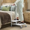 FORTEMOTUS steps for elderly - Adjustable Handrail &Non-Skid Platform, Heavy Duty 2 Step Stool for Adults, Elderly, Foot Stool for Bedside, Kitchen, Car, Bathtub, Holds up to 350 lbs