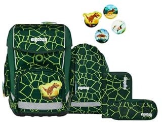 ergobag cubo Set ergonomischer Schulranzen Klassisch 5-teilig 1. Klasse Grundschule