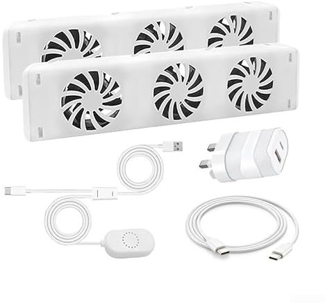 Smart Radiator Fan, 3.0 Radiator Fan Smart Radiator Booster Extension Set Ventilator Fan, For Underheaters And Radiators, MXRV-S01 Radiatorset(MXRV-S02 (DUO-SET))
