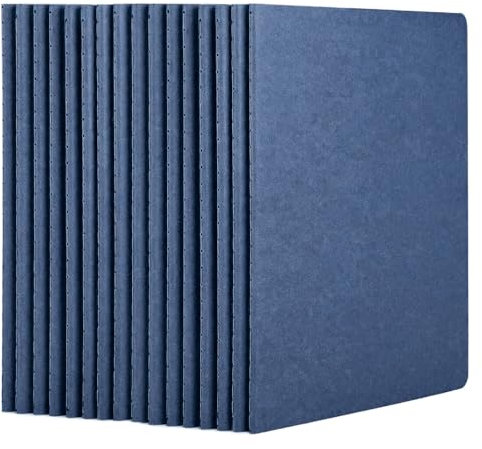 Yarotm Notizbuch A5 Dotted - 16PCS Pack Königsblau Notebooks - 14x21cm Notizblock A5 Notizbücher - 100g/m² Notizbuch Gepunktet 5mm - 30 Blatt/60 Seiten Notizheft Reisetagebuch