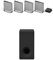 Bravia Theatre Quad + Sony SA-SW3 Compact Subwoofer