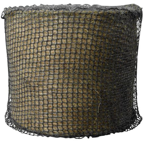 Heunetz Rundballen, Heunetz für Pferde ø 180 cm Höhe 180 cm Heusack Heuraufe für Pferd Schafe Maschenweite 4,5 x 4,5 cm Pferdeheusäcke Pferdebedarf, 180 cm