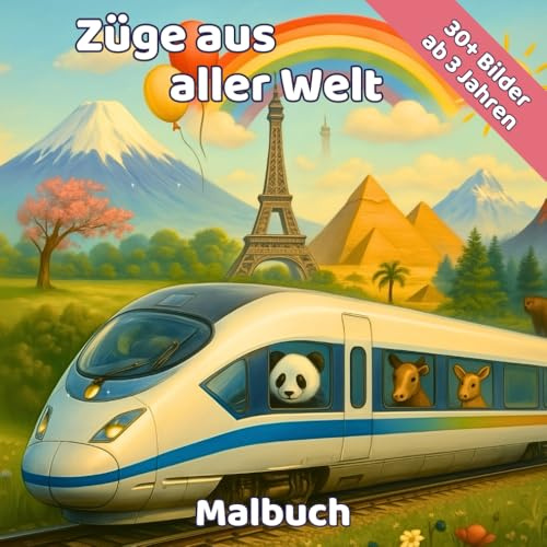 Züge aus aller Welt: Malbuch