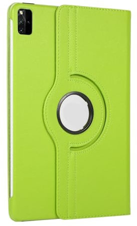 Compatible avec la tablette Huawei MatePad Pro 12.6 2021 - Coque arrière légère et multi-angles en cuir synthétique - Protection intégrale robuste et résistante aux chocs - Vert