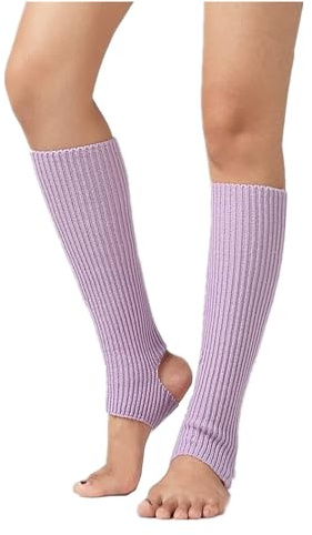 Damen Yoga-Socken, gestrickt, lang, Sport, Beinstulpen, Fitnessstudio, Fitness, Tanzen, weibliche Mädchen, tägliches Tragen, Training, hält warm, lateinamerikanisches Tanzen