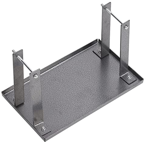 Aramox Electric Planer Stand Aluminum Flip Planer Stand Bracket Set 29 X 17.5cm Board 17cm Legs Easy Assembly Space Saving Storage for Woodworking Carpentry Tool Users