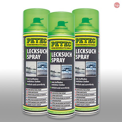 Petec_bundle 3X PETEC LECKSUCHSPRAY Lecksucher Spray Leckfinder 400 ML 70750