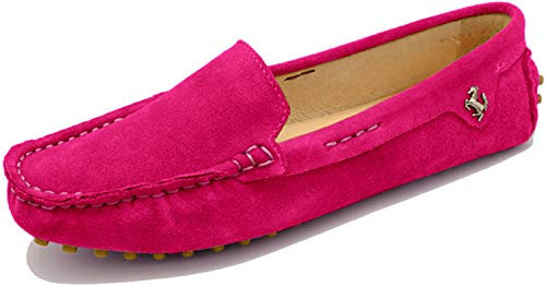 MINITOO Loafer e Mocassini Donna Estivi Viola Scamosciata Scarpe YB9601 EU 36