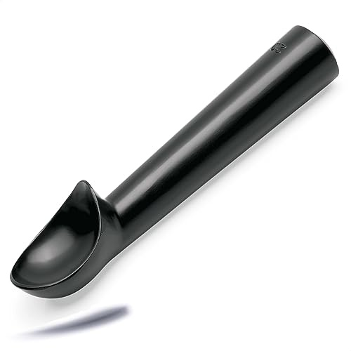 Kerafactum Eisportionierer Eislöffel Eiskugelformer Eiskugel Portionierer Eisdipper lang Kugeleis Eiskelle Löffel für Speiseeis Ice Dipper Scooper warming liquid inside 1/20 Volumen Warme Hand