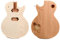 Yinfente Gitarrenkörper unbemalt in Ferse einteilige Mahagoni Ahorn Holz DIY Gitarre gesetzt