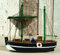Küstenambiente Maritime Deko Krabbenkutter Fischkutter Kutter blau 16cm Boot