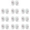 KONMED 20 Pieces AED Training Device Patches First Aid Training Replacement Pads Adult Training Universal Trainer**G