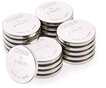 CR2430 Battery 3V Lithium Pack of 20 Batteries by GP Batteries Type CR2430 Cell Size Super Alkaline Batteries ideal for: Toys/Radio's/Garden equipment