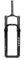 Syvrac, forcella Fat Air da 66 cm, tubo di sterzo da 1-1/8, 135 mm, tubo interno da 120 mm, diametro 34 mm, per bici da spiaggia, neve, bici elettrica